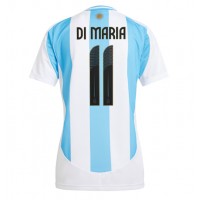 Argentinien Angel Di Maria #11 Fußballbekleidung Heimtrikot Damen Copa America 2024 Kurzarm